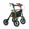 Afbeelding van Trive | All Terrain Rollator | Groen | inclusief rugleuning en tas en stokhouder