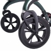 Afbeelding van Saljol | Carbon Rollator | Blauw | inclusief rugsteun, stokhouder, net-tas, bel en LED-lampje