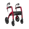 Afbeelding van Rollz Motion Performance | 2-in-1 | Rollator en rolstoel met luchtbanden | Ruby Red