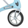 Afbeelding van ByAcre | Ultralight Carbon Rollator | Lichtblauw met organizer bag