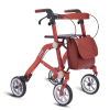 Afbeelding van Trive | Compacte dubbel plooibare Rollator | Terracotta | inclusief rugsteun en tas en stokhouder