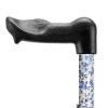 Afbeelding van Opvouwbare wandelstok met anatomisch handvat | Walk-On | Heather | Links | 83 - 93 cm