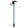 Afbeelding van Wandelstok met Derby handvat - opvouwbaar blauw