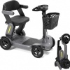 Afbeelding van Opvouwbare scootmobiel S3 | Paiseec | 37V | 12 Ah | 10 km/u | Grijs | 4-wiel