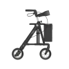 Afbeelding van Lichtgewicht Deluxe | Rollator | Zwart | Rehasense | Tracker | Large