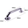 Afbeelding van Wandbeugel staal chrome - 30 cm | Gepolijst