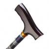 Afbeelding van Opvouwbare wandelstok - geruit 74 - 84 cm