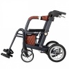 Afbeelding van Glide | 2-in-1 | Rollator en rolstoel | Zwart