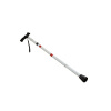 Afbeelding van Wandelstok | Wit met rode reflectiebanden | Opvouwbaar