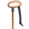 Afbeelding van Wandelstok met ovalen handvat - rood