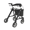 Afbeelding van Lichtgewicht Deluxe | Rollator | Zwart | Rehasense | Tracker | Large