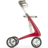 Afbeelding van ByAcre | Ultralight Carbon Rollator | Rood met organizer bag