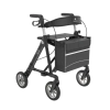 Afbeelding van Lichtgewicht Deluxe | Rollator | Zwart | Rehasense | Tracker | Large
