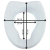 Afbeelding van Toiletverhoger | 10cm | wit | Multi Motion