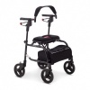 Afbeelding van neXus 3 rollator | Extra laag | Zwart inclusief rugsteun 