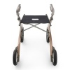 Afbeelding van ByAcre Overland Carbon Rollator met luchtbanden | Bruin | met pocket bag | All Terrain