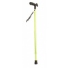 Afbeelding van Wandelstok | Verstelbaar | Aluminium | TPR handvat | Gezandstraald mat groen | 72 - 95 cm
