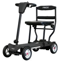 Opvouwbare scootmobiel | Go Go Super MG2 | Magnesium Frame | Pride | Lithium | 10 of 20 Ah | Zwart