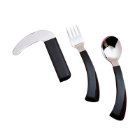 Bestek - mes gehoekt 90 gr.