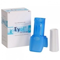 Oogdruppelhulpstuk en flesopener | Eyot Blauw | 2,5 - 3 - 5 ml