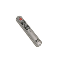 Slim afstandsbediening met 6 toetsen - zilver