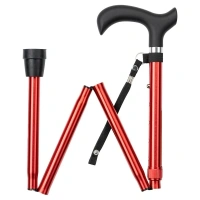 Opvouwbare wandelstok - Rood | 82 - 94 cm