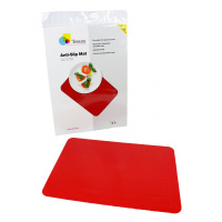 Anti-slip matten rechthoekig - rood 45 x 38 cm