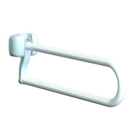 Opklapbare toiletbeugel - gecoat staal 70 cm