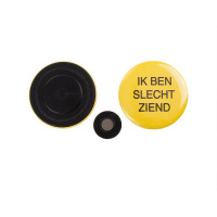 Slechtziend button met magneet