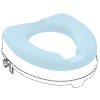 Zachte toiletzitting voor Atlantis toiletverhoger - licht blauw
