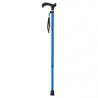 Wandelstok aluminium - blauw