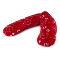 Hoes retrobloem rood