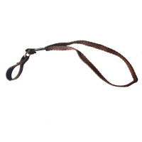 Polsbandje tbv wandelstok - bruin