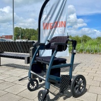Triumph Prestige rolstoel/rollator | 2 in 1 | Midnight Blue 2e Kans