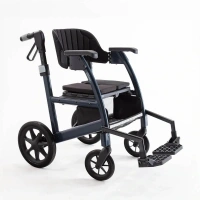 Triumph Prestige rolstoel/rollator | 2 in 1 | Midnight Blue