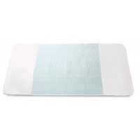 Wasbare bed onderlegger met instopstroken 