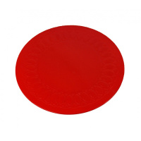 Anti-slip matten rond - rood 14 cm