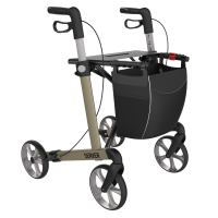 Lichtgewicht | Rehasense | Server | Rollator | Champagne | Medium incl. rugsteun