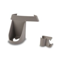 Stokhouder voor een ByAcre Carbon Ultralight rollator | Zandkleurig | Links