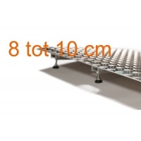 Verstelbare stembureau drempelhulp 8 - 10 cm | breedte 90 en 120 cm