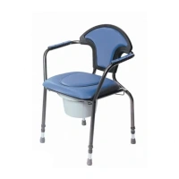 Toiletstoel - blauw verstelbaar