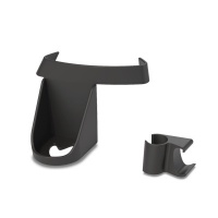 Stokhouder voor een ByAcre Nordic Pioneer rollator | Zwart | Rechts