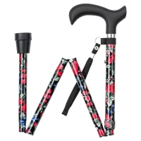 Opvouwbare wandelstok - Fruit print | 82 - 94 cm