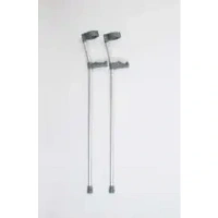 Elleboogkrukken | Extra Lang | Anatomische handgreep | Gesloten manchet | Dubbel verstelbaar