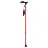 Wandelstok aluminium - rood