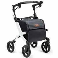 Rollz Flex | Rollator met grote boodschappentas | Small | Wit