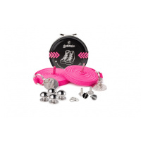 Quickshoelaces - neon roze
