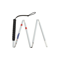 Taststok opvouwbaar aluminium - 110 cm