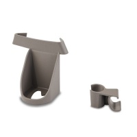 Stokhouder voor een ByAcre Carbon Ultralight rollator | Zandkleurig | Links