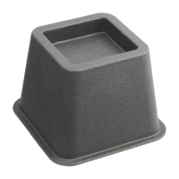  Bed- en stoelverhogers | 8 cm | set van 4 | zwart